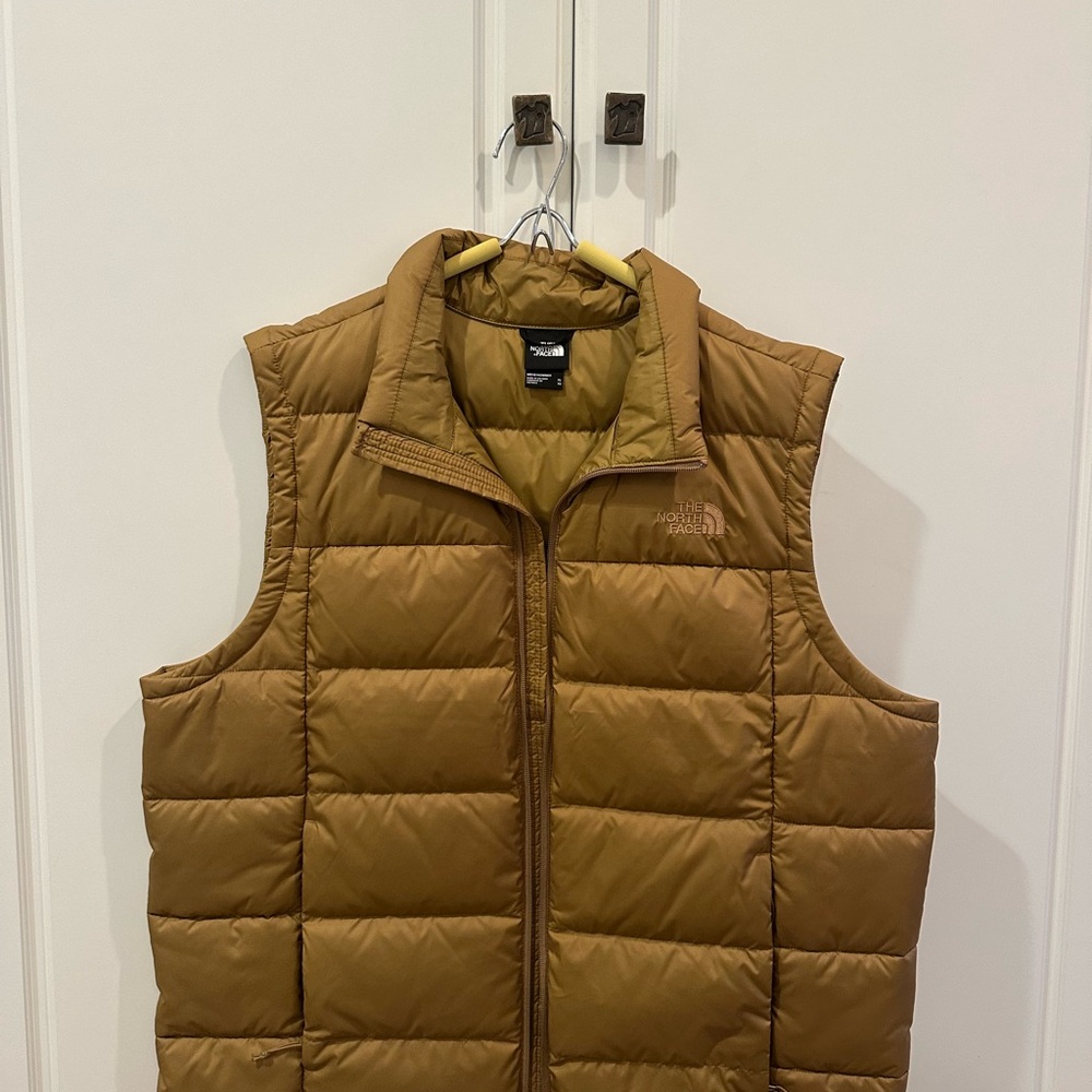 The North Face Gold Puffer Vest